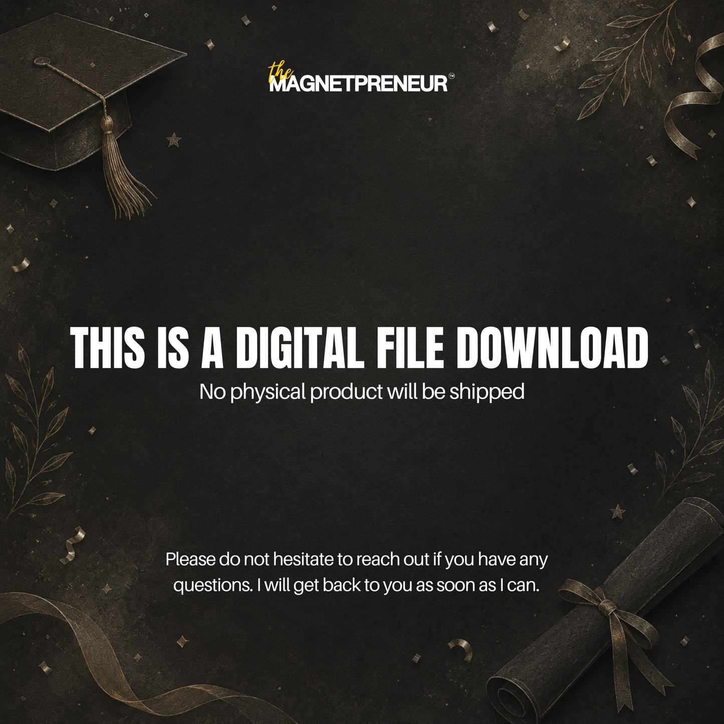 Graduation Templates – Proud of You Collection (50x50MM)
