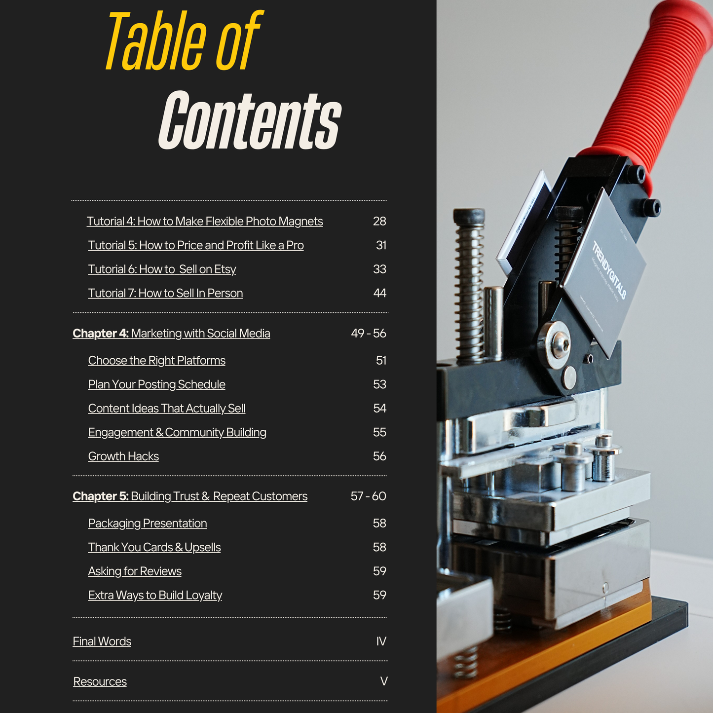 The Magnetpreneur™ Bundle Kit - Magnet Maker Machine + Blueprint