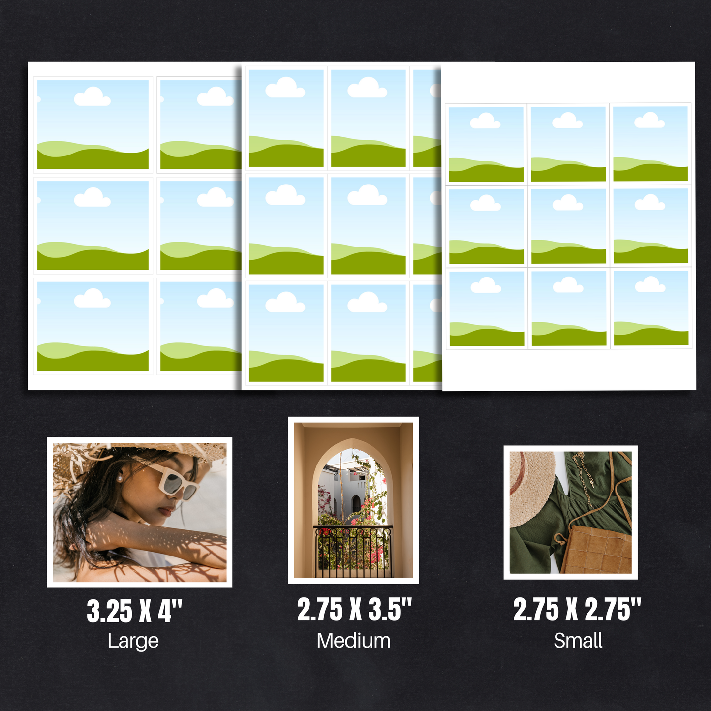 The Ultimate Photo Magnet Template Bundle - US Letter Size