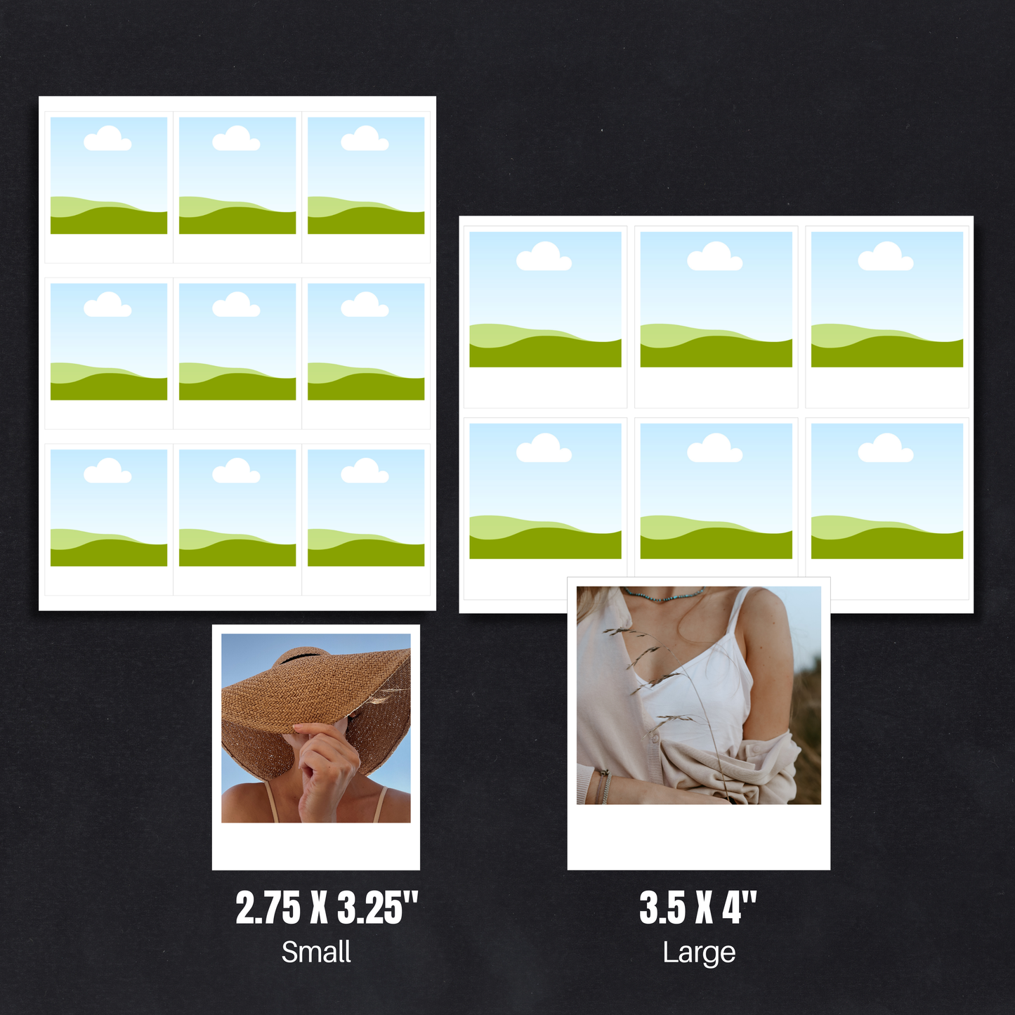 The Ultimate Photo Magnet Template Bundle - US Letter Size