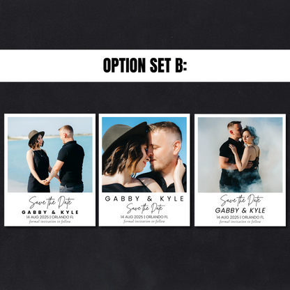 Classic Save the Date Template Bundle - US Letter Size