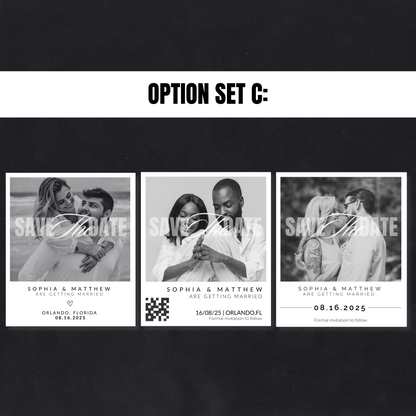 Classic Save the Date Template Bundle - US Letter Size
