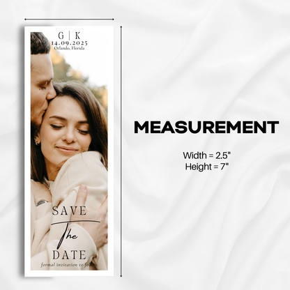 Save The Date | Photobooth Style #1 - US Letter Size