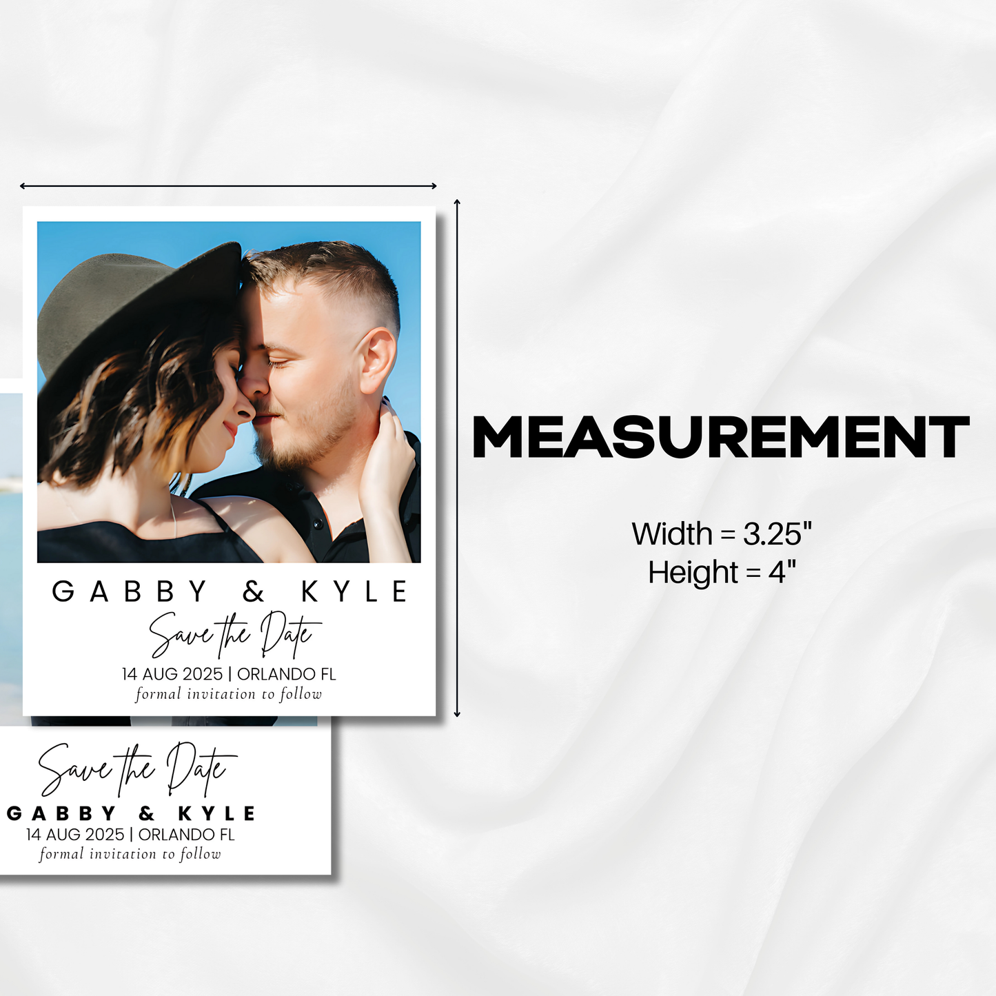 Save The Date | Classic Style #2 - US Letter Size