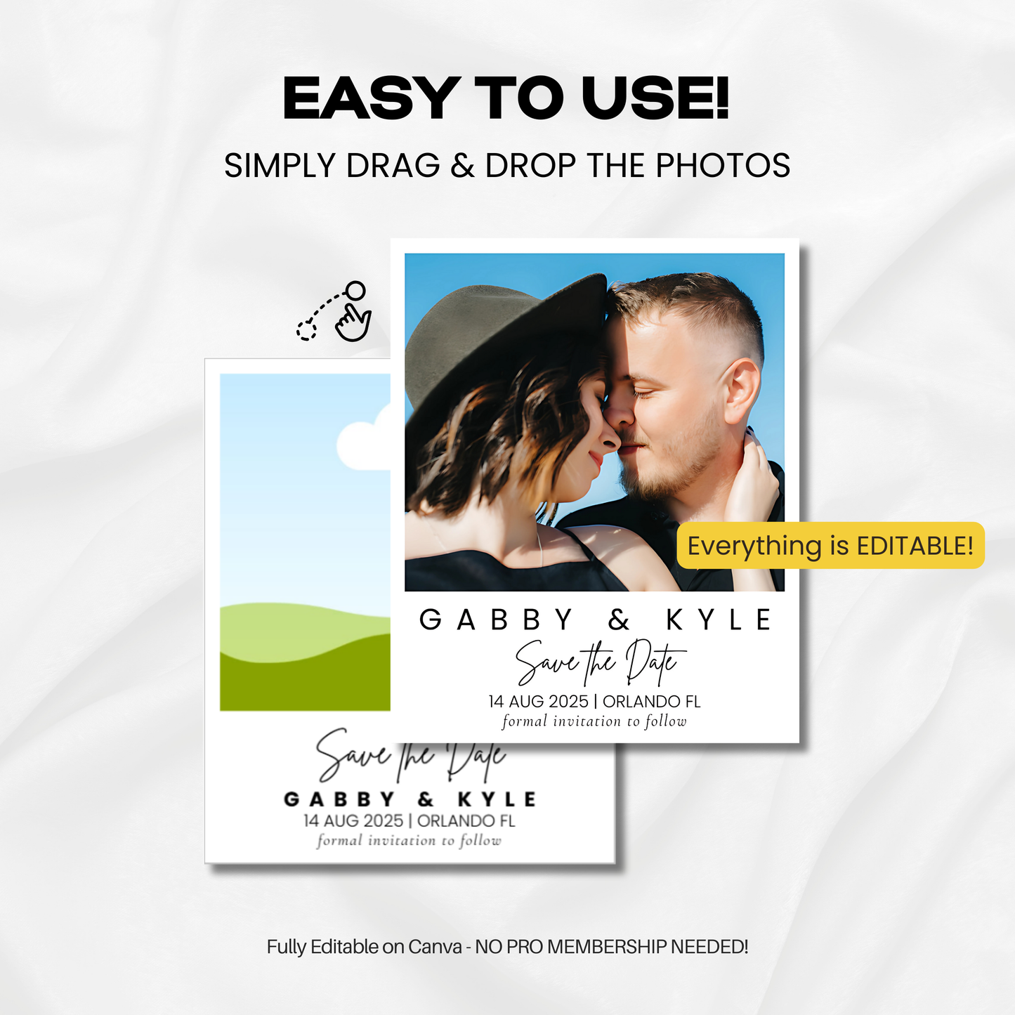 Save The Date | Classic Style #2 - US Letter Size