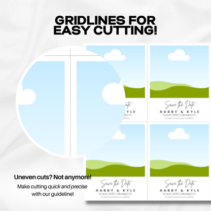 Save The Date | Classic Style #2 - US Letter Size