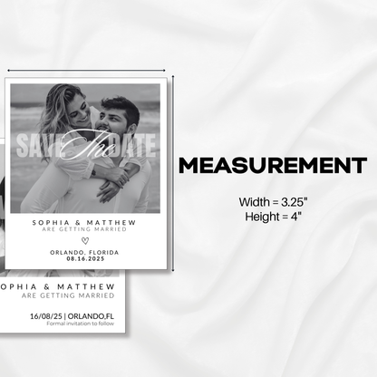 Save The Date | Classic Style #3 - US Letter Size