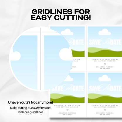 Save The Date | Classic Style #3 - US Letter Size