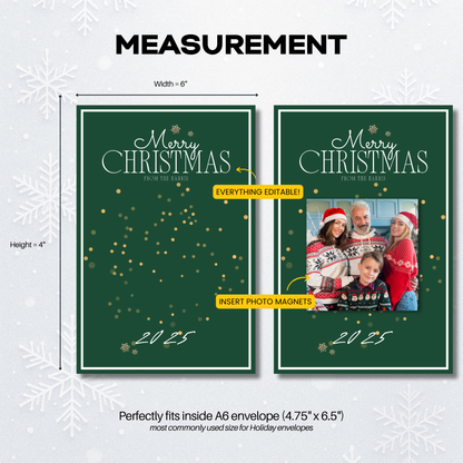 Christmas Card Backing Bundle - 4x6"