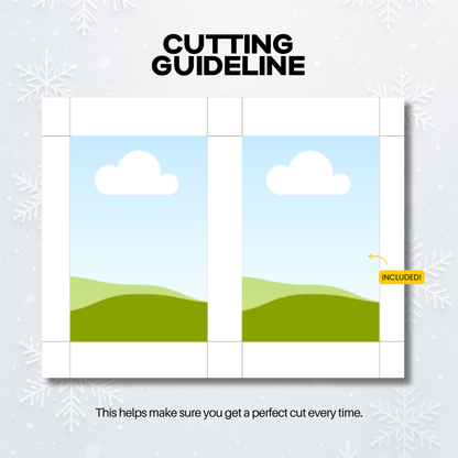 Christmas Card Backing Bundle - 4x6"