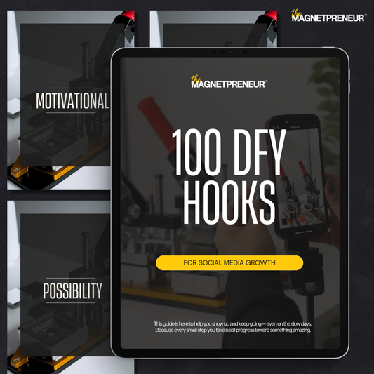 The Magnetpreneur™ 100 Hooks & Captions Pack