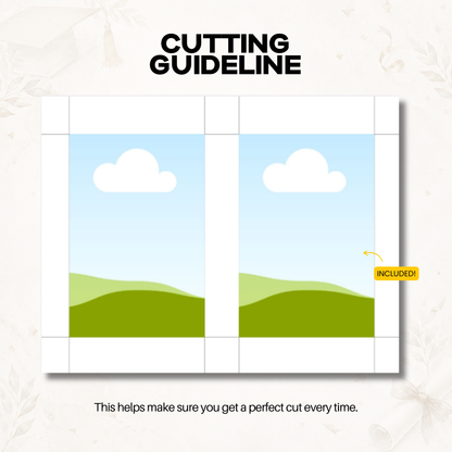 Graduation Card Backing Bundle - 4x6" (Non-Editable)