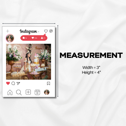 Instagram Photo Magnet Template