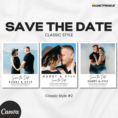 Save The Date | Classic Style #2 - US Letter Size