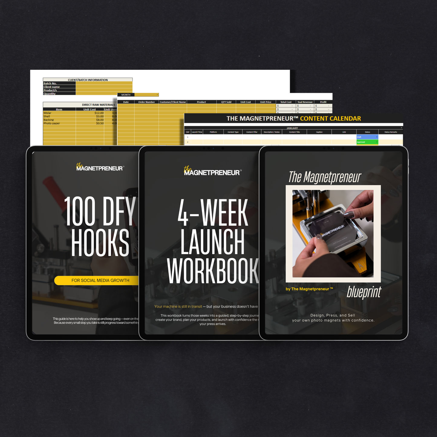 The Magnetpreneur™ Bundle Kit - Magnet Maker Machine + Blueprint