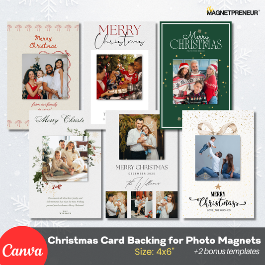 Christmas Card Backing Bundle - 4x6"